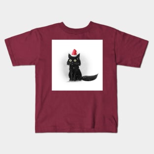 Christmas Cat Kids T-Shirt